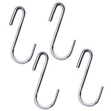 Tonilara Heavy-Duty S Shaped Hooks S-Hooks Stainless Steel Hanging Hangers for Kitchenware Spoons Pans Pots Utensils Bags Towels Clothes Tools Plants