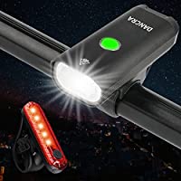 Dancra Powerful Rechargeable Bike Light Set with 3 Modes only $7.80