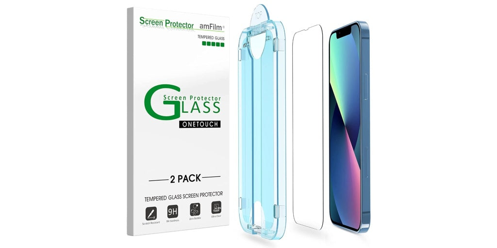 Smartphone Accessories: amFilm iPhone 13 Tempered Glass 2-pack from $3.50, more
