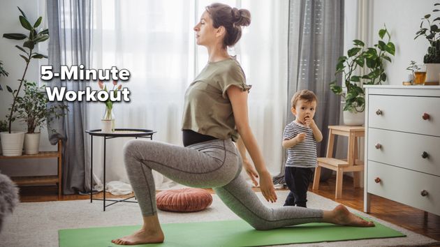This 5-Minute Full-Body Workout Is Designed For Busy Parents