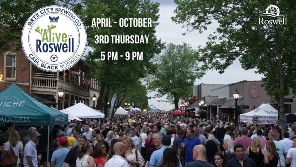 The “Alive in Roswell” monthly street festival kicks off the season this Thursday