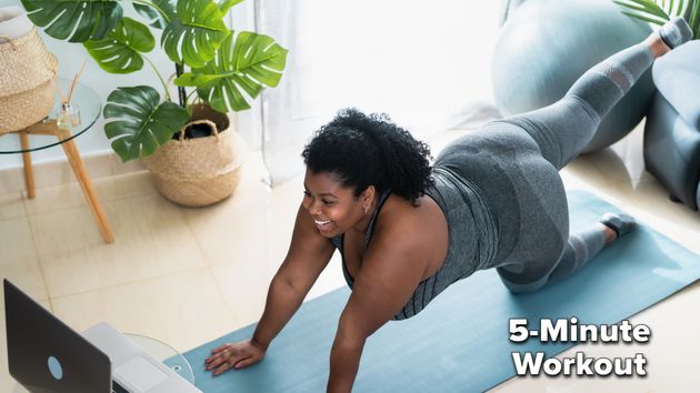 This 5-Minute Ab Workout Strengthens And Tones Your Whole Core