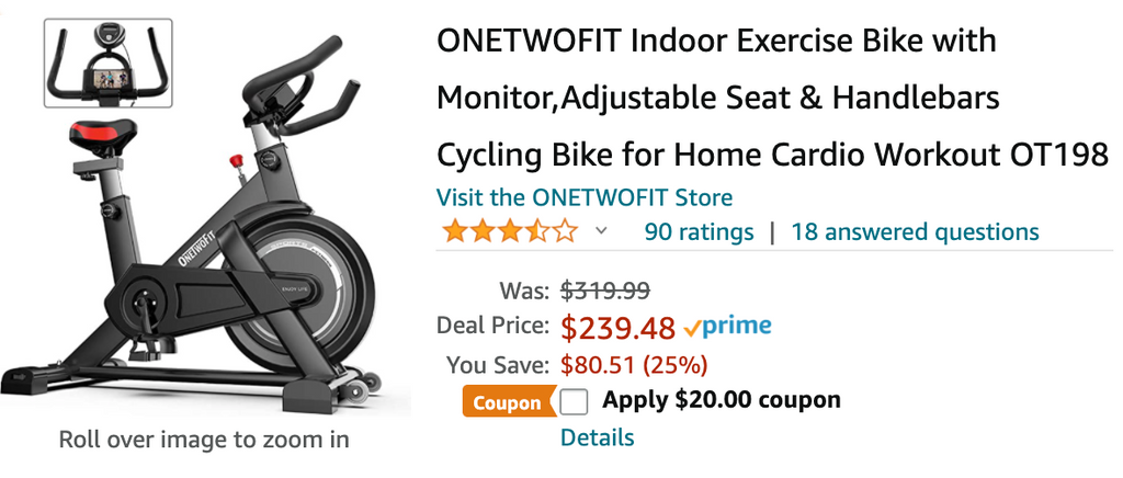 Amazon Canada Deals: Save 31% on Indoor Exercise Bike + 45% on PUMA Men’s 4 Pack Performance Boxer + More Offers