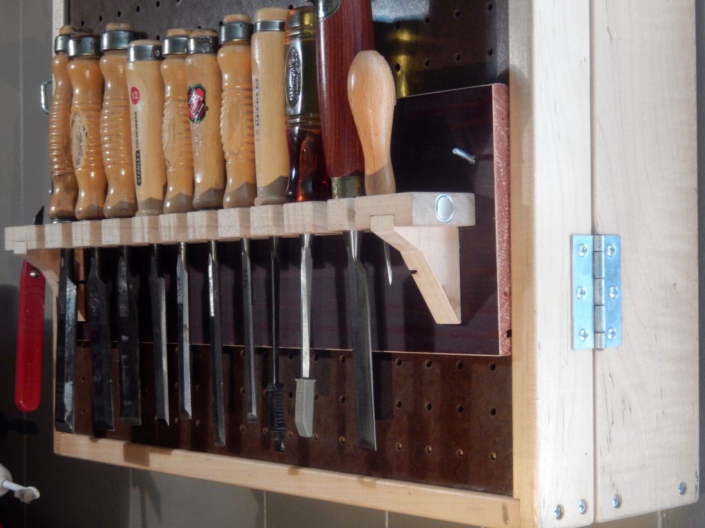 A Chisel Rack for a Pegboard Tool Cabinet, Part 2