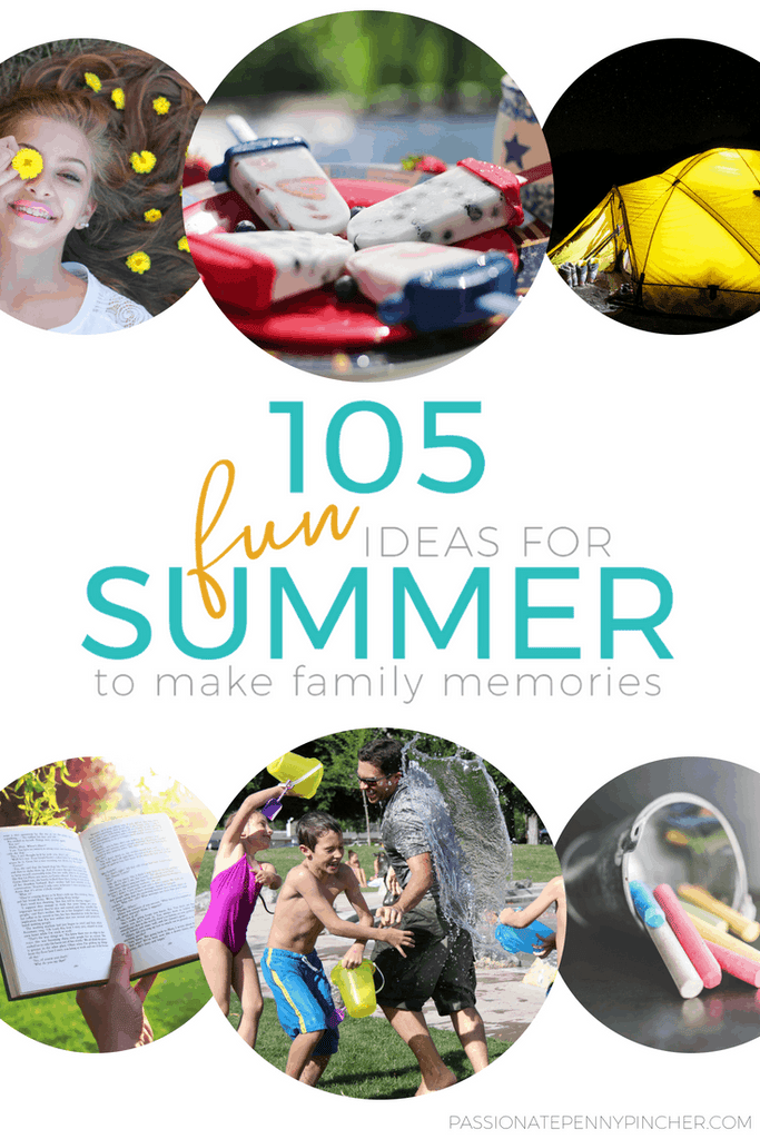 Here are 105 fun things to do in the Summer to make family memorie