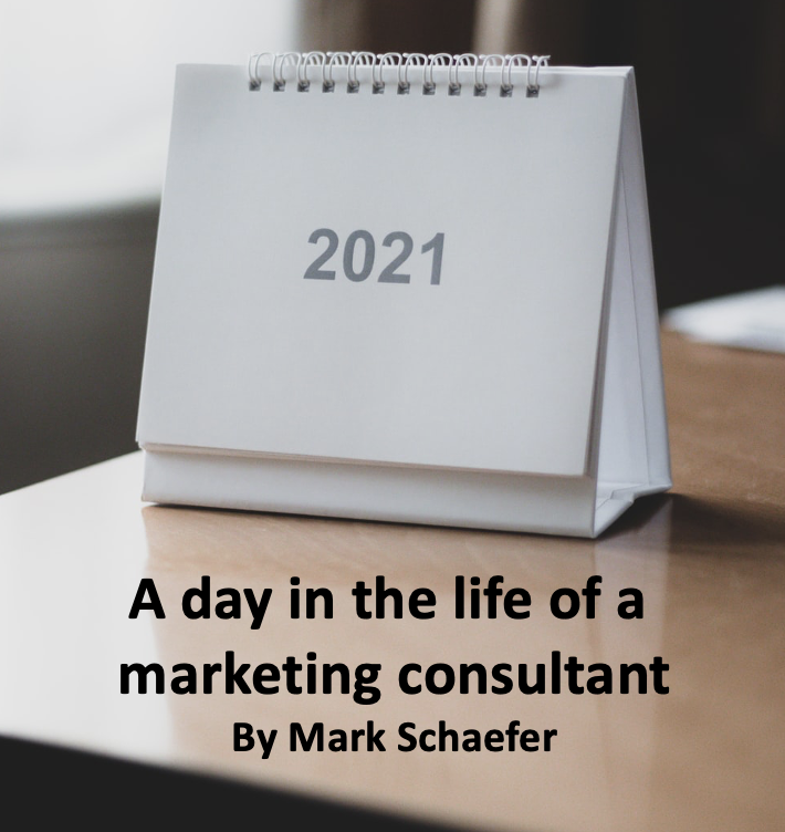 I had this question from a young reader: “Can you share what you do in a typical day as a marketing consultant? I want to be like you one day.”