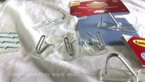 Command 17065CLR-VPES Medium Wire Toggle Hook Value Pack - Clear Just a quick look at the contents of the pack