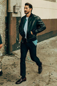 The leather jacket is one of the most potent garments in menswear