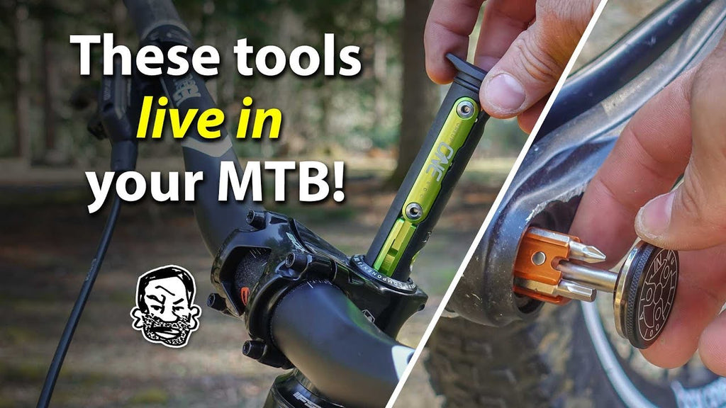 Today we'll look at mountain bike tools that live on or inside of your bike