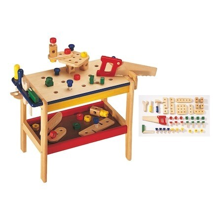 Exciting Wooden Tool Bench Toy