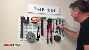 50-second video on Akro-Mils' Louvered Panel Hooks