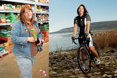 How this mom used bicycling to feel better and burn fat.