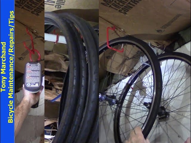Installing Ceiling Storage Hooks for your Bike Tires, Spare Wheels and More: In a previous video we showed you how to install bike hooks and hang bikes from ...