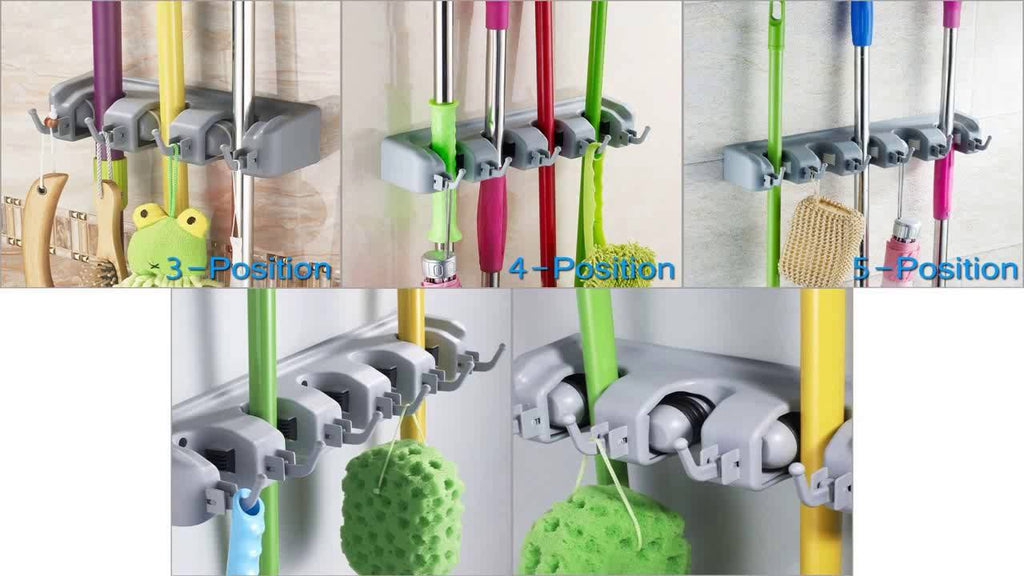 Where can i buy B017W2AYRW/?tag=iphonecooo-20 Wall Mounted Broom Holder, MCIRCO Mop Organizer Broom Hanger Mop and Broom Holder, 3 Position ...