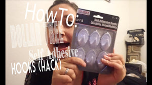 Welcome to my channel today's video is to show you a hack or what I did with this DOLLAR Tree self adhesive hooks