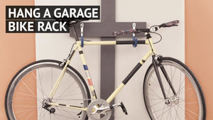 Keeping your bikes tidy in the garage can save you a lot of space but without the right rack it's not easy