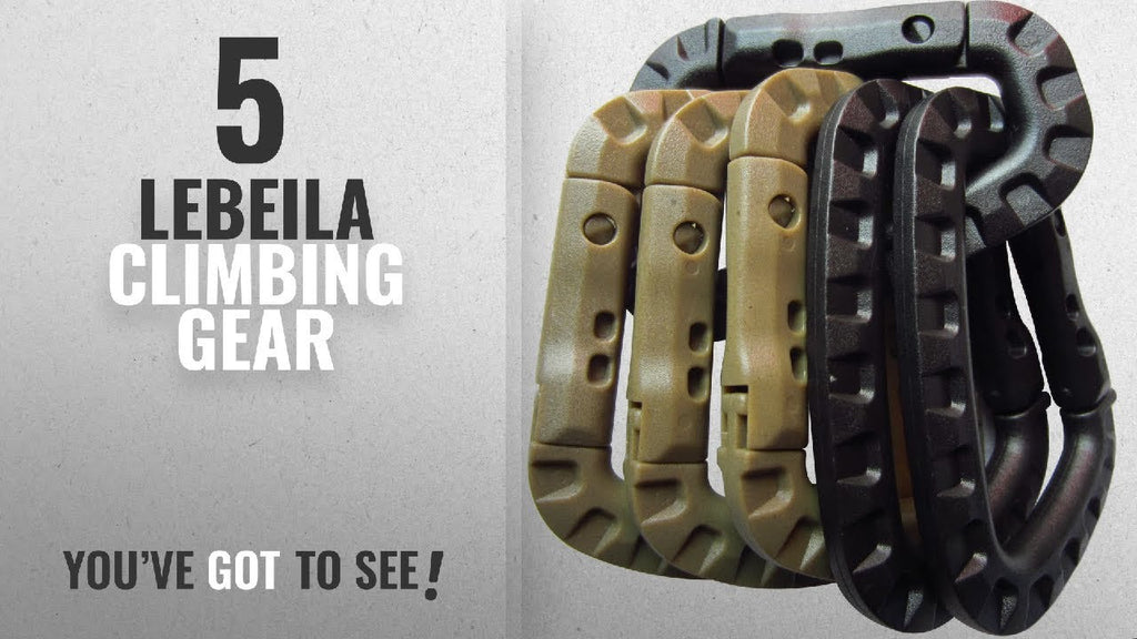 Top 10 Lebeila Climbing Gear [2018]: Tactical Carabiner Keychain - LeBeila Hard Polymer Carabiner ...