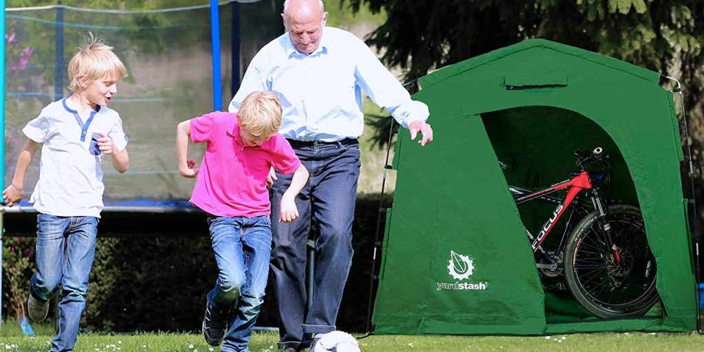 Save $100 on YardStash’s IV bike, tool, and more storage tent shed at $90 for today only