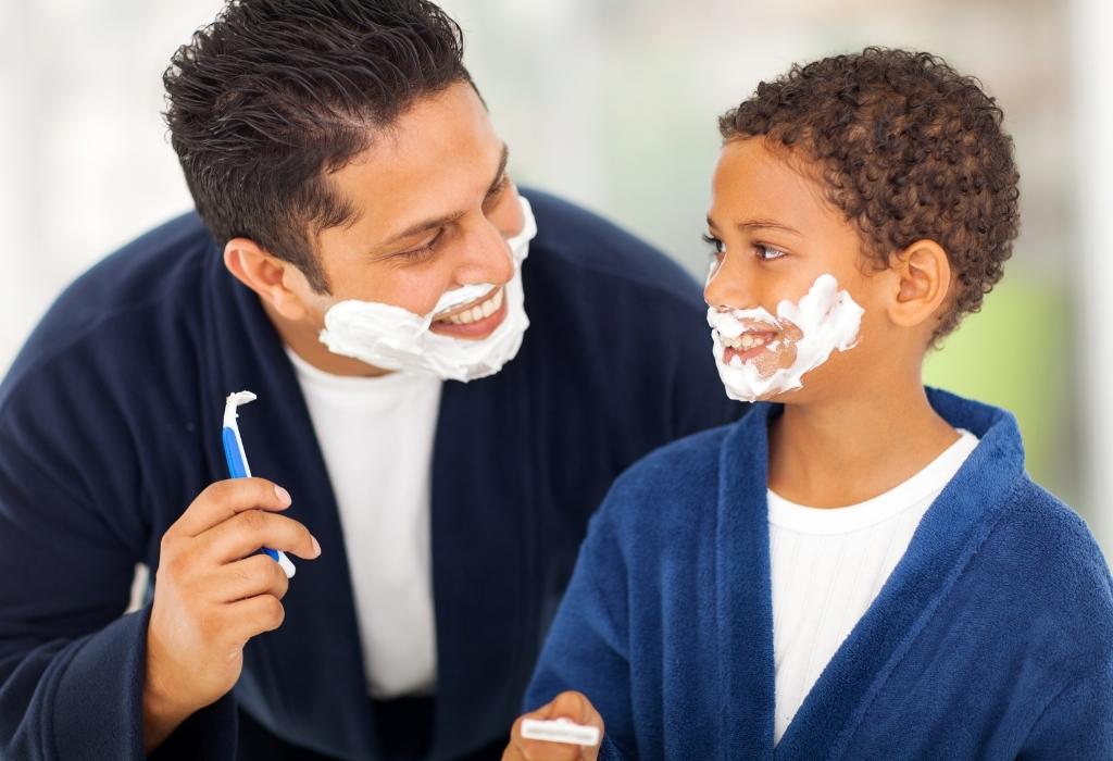 How To Teach A Kid To Shave: A Guide For Men
