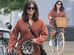 Victoria star Jenna Coleman rules the road on £750 bicycle birthday gift from boyfriend Tom Hughes