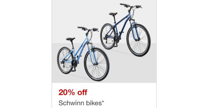 Target: Take an Extra 20% off Schwinn Bikes for the Family!