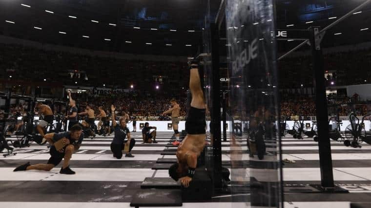 Wall-Facing Handstand Push-Ups, a Classic CrossFit Move, Made Its Games Debut in 2022